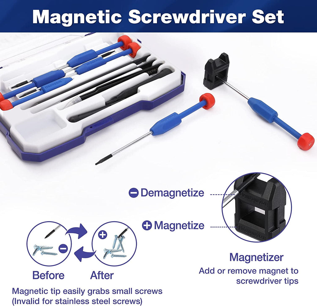 5.87 x 1.61 x 8.39 In Precision Torx Screwdriver Set with Spudger 12 Pieces - Image 3