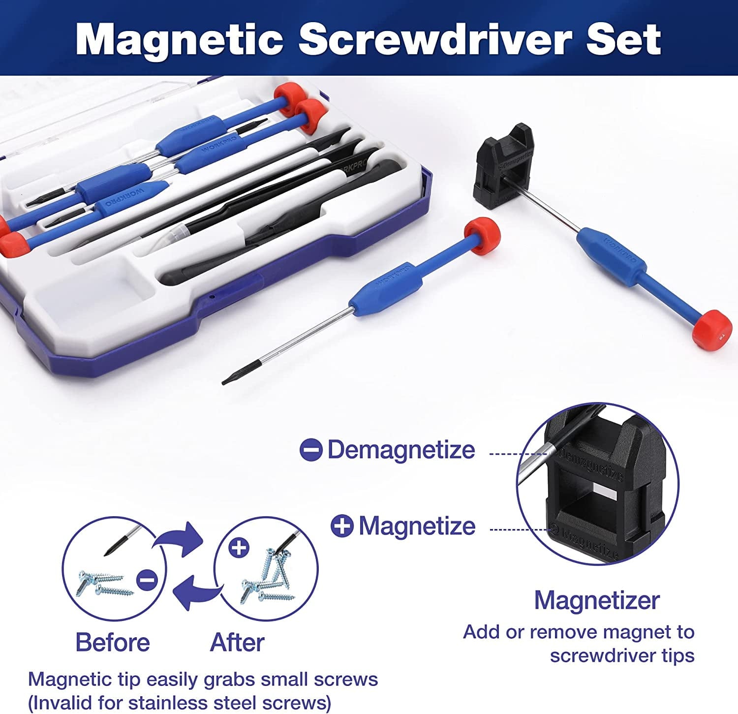 5.87 x 1.61 x 8.39 In Precision Torx Screwdriver Set with Spudger 12 Pieces - Image 3