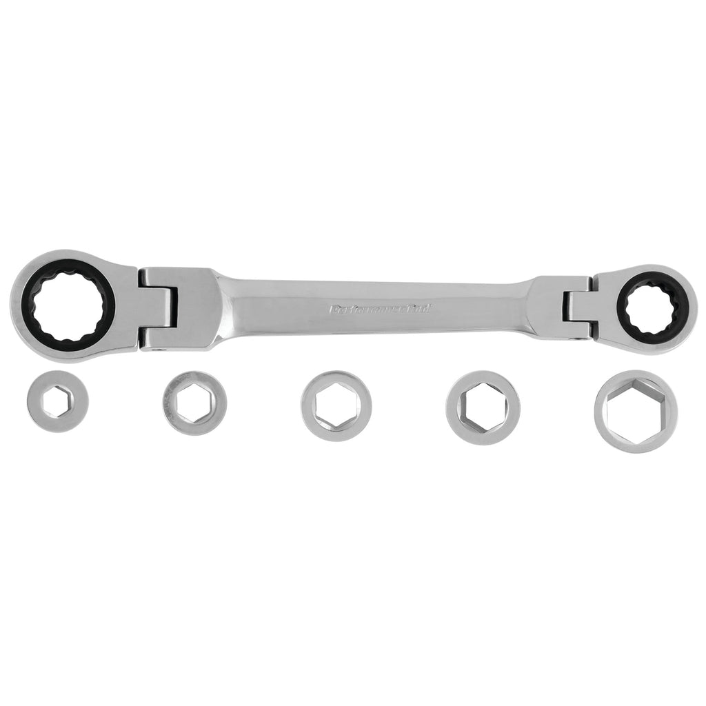 W30649 Flex Head Ratcheting Wrench Set - 7 Piece Metric, Low Profile, 72 Tooth, with Reusable Storage Case - Image 3