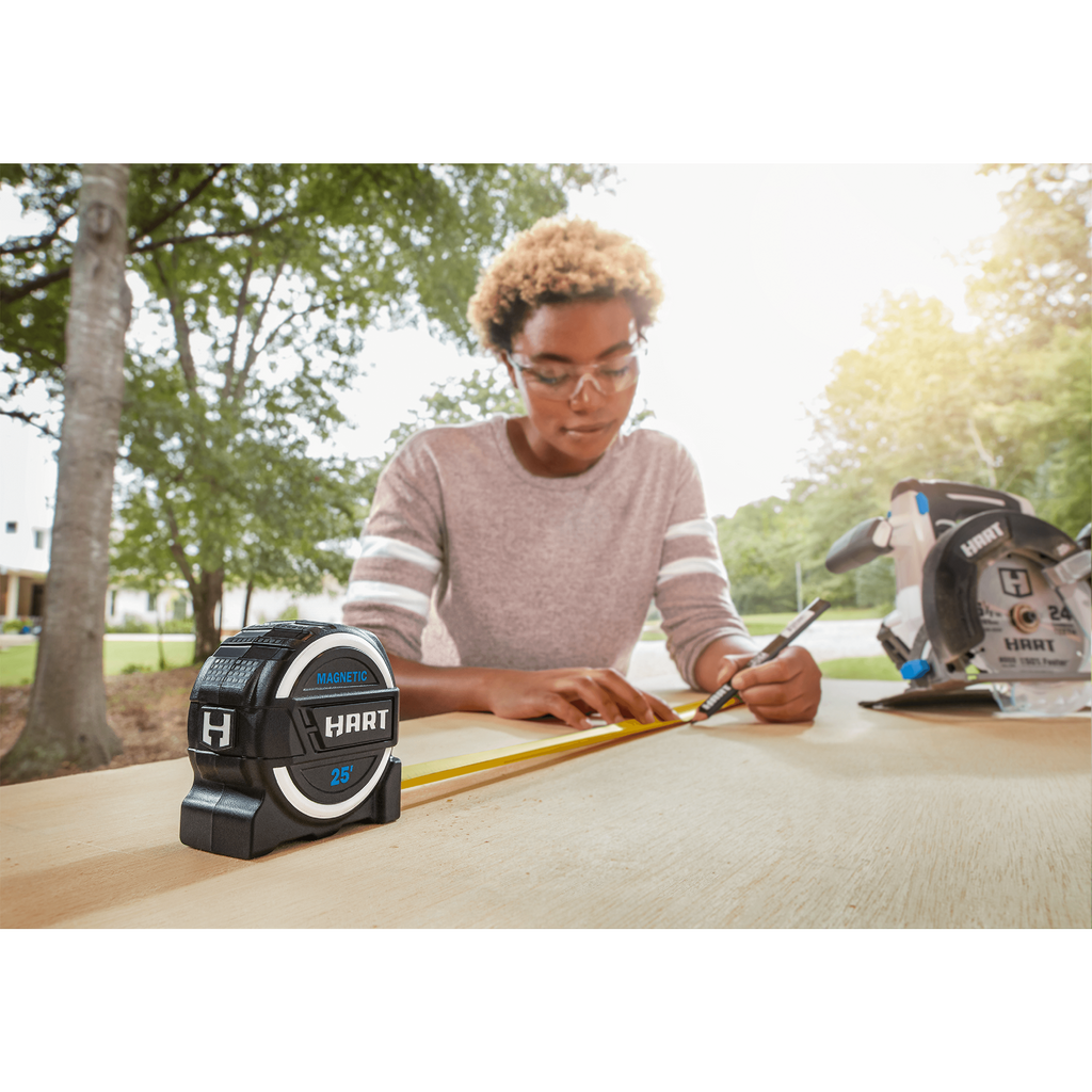 25-Foot Pro Grade Tape Measure, Fraction Markings - Image 4