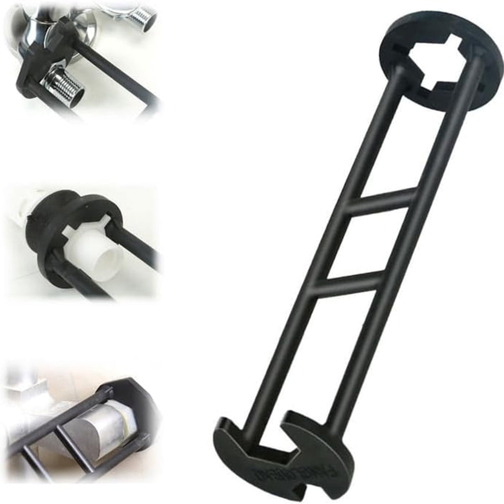Multifunctional Sink Wrench, Upgraded Dual Head Basin Wrench Set, Universal 7 Sizes Sink Wrench,Home Fittings Pipe Maintenance Four-claw Hex - Image 3