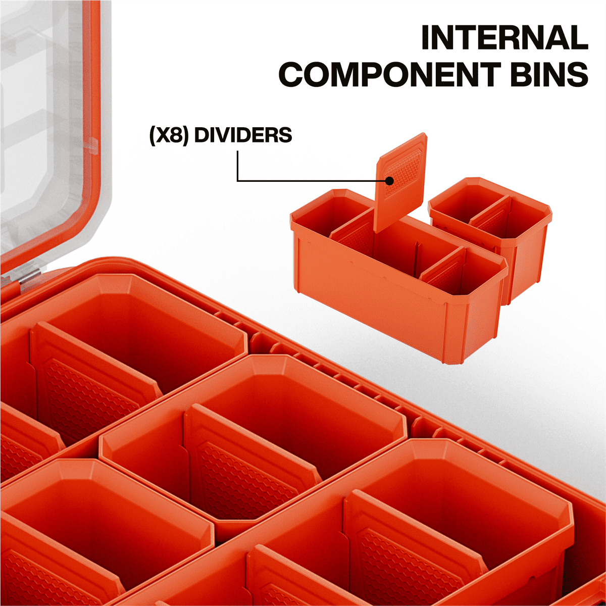 Klein Tools MODbox Component Box, Half Width - Image 4