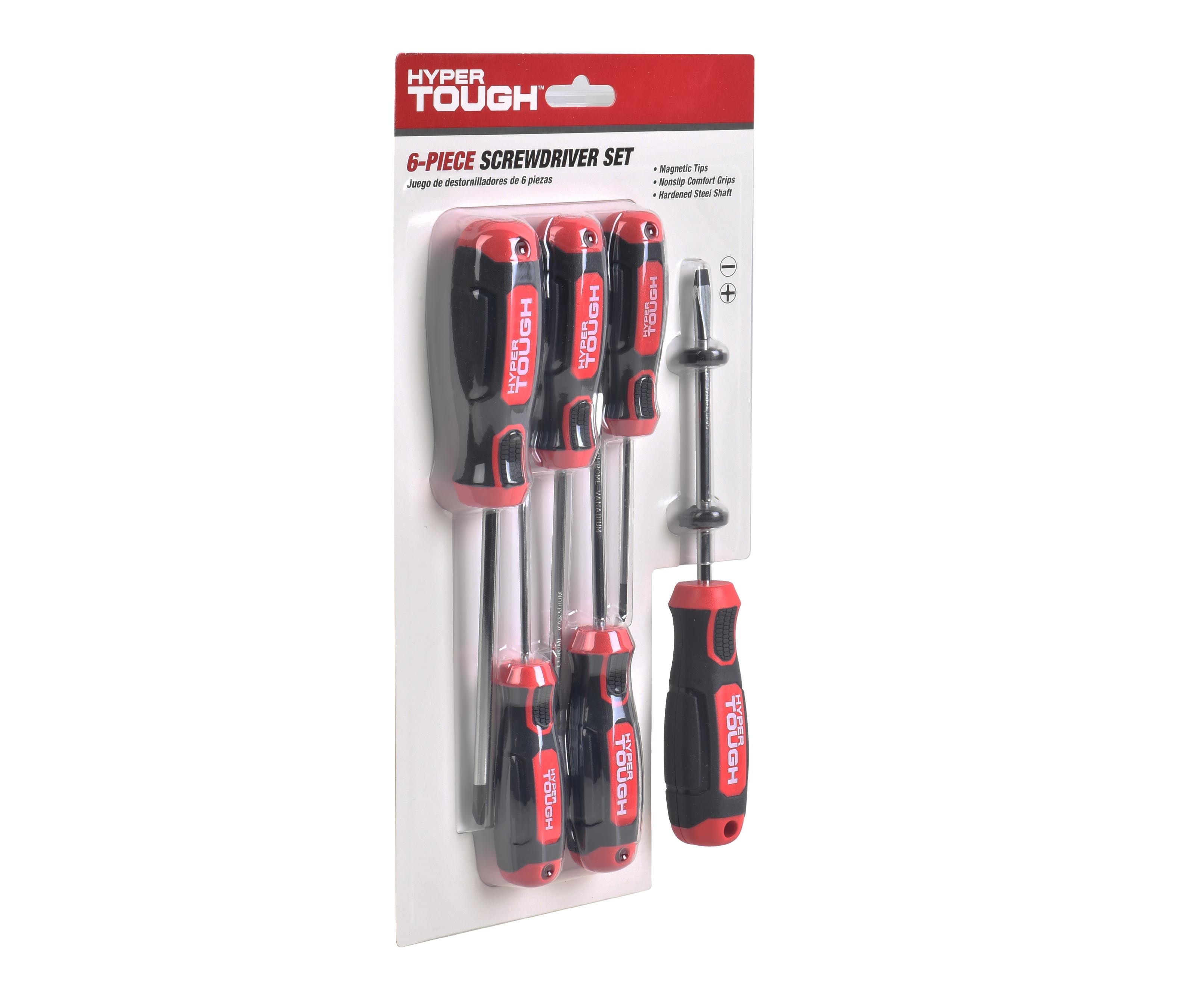 Heavy-Duty 6-Piece Full Size Steel Screwdriver Set, 0 V - Image 6