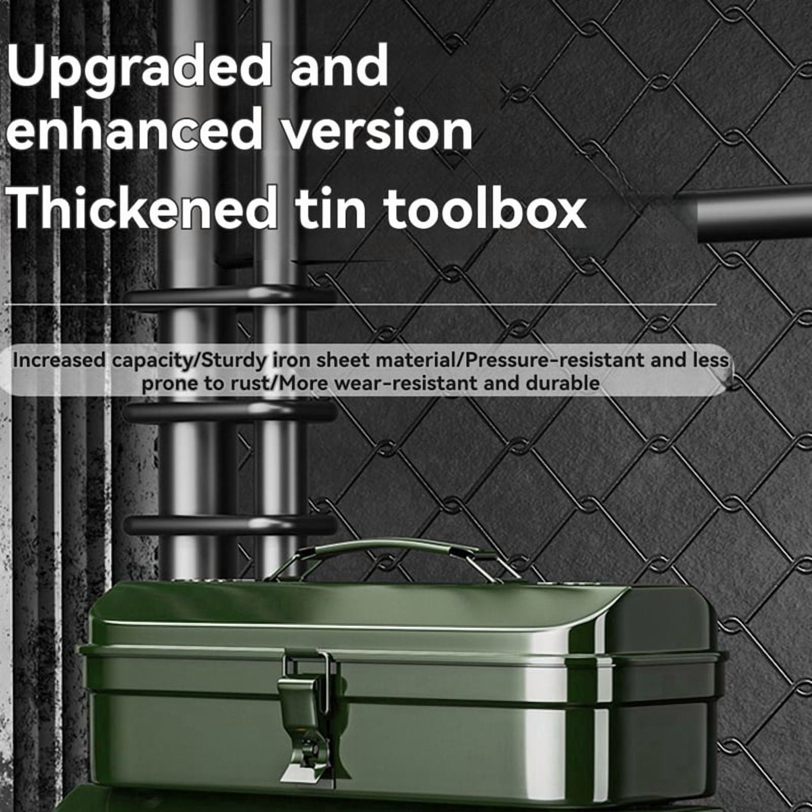 Home Large Capacity Industrial Grade Electrician'S Special Portable Metal Box - Image 4