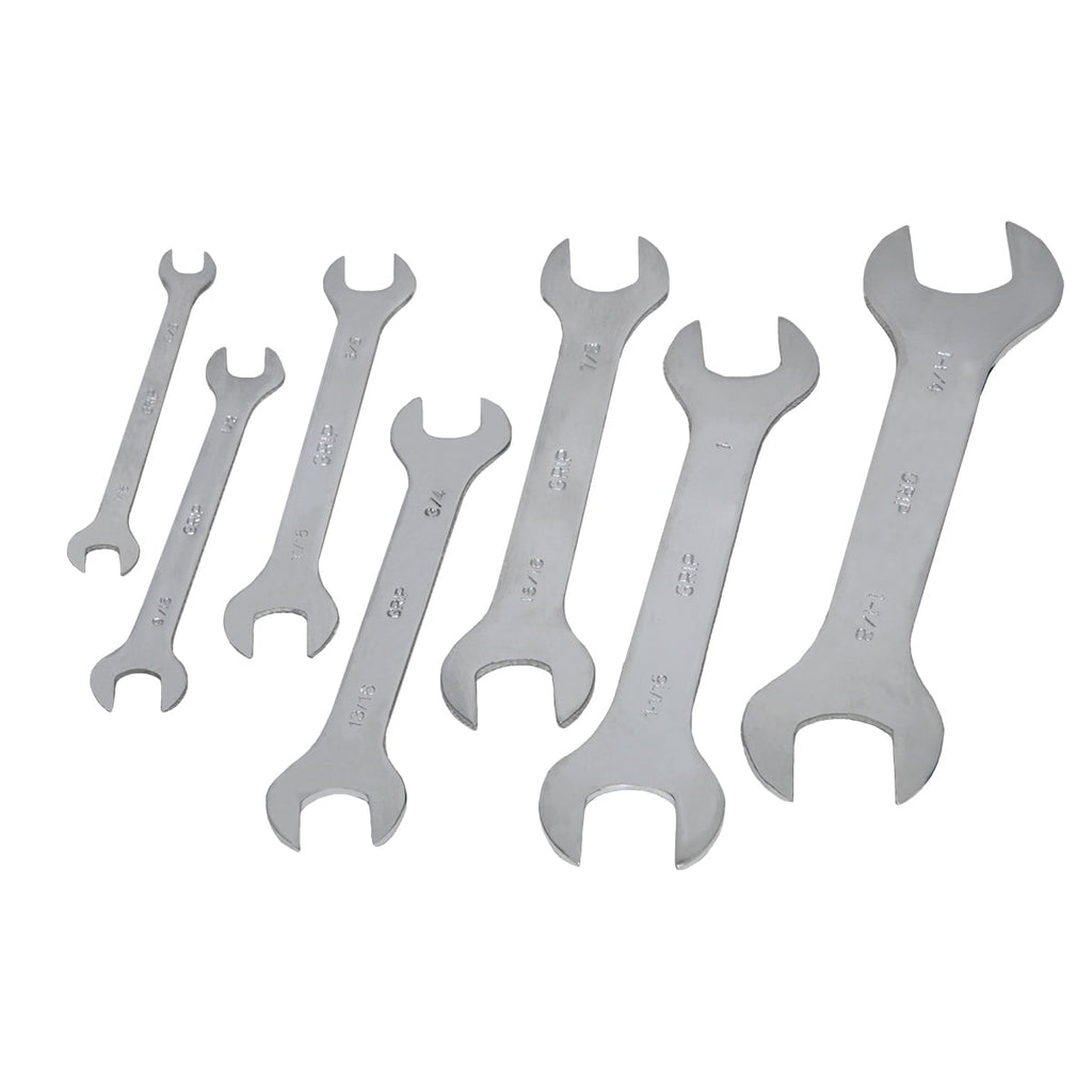 7 pc Super Thin Open End Wrench Set - Sizes: 3/8 x 7/16in, 1/2 x 9/16in, 5/8 x 11/16in, 3/4 x 13/16in, 7/8 x 15/16in,... - Image 3