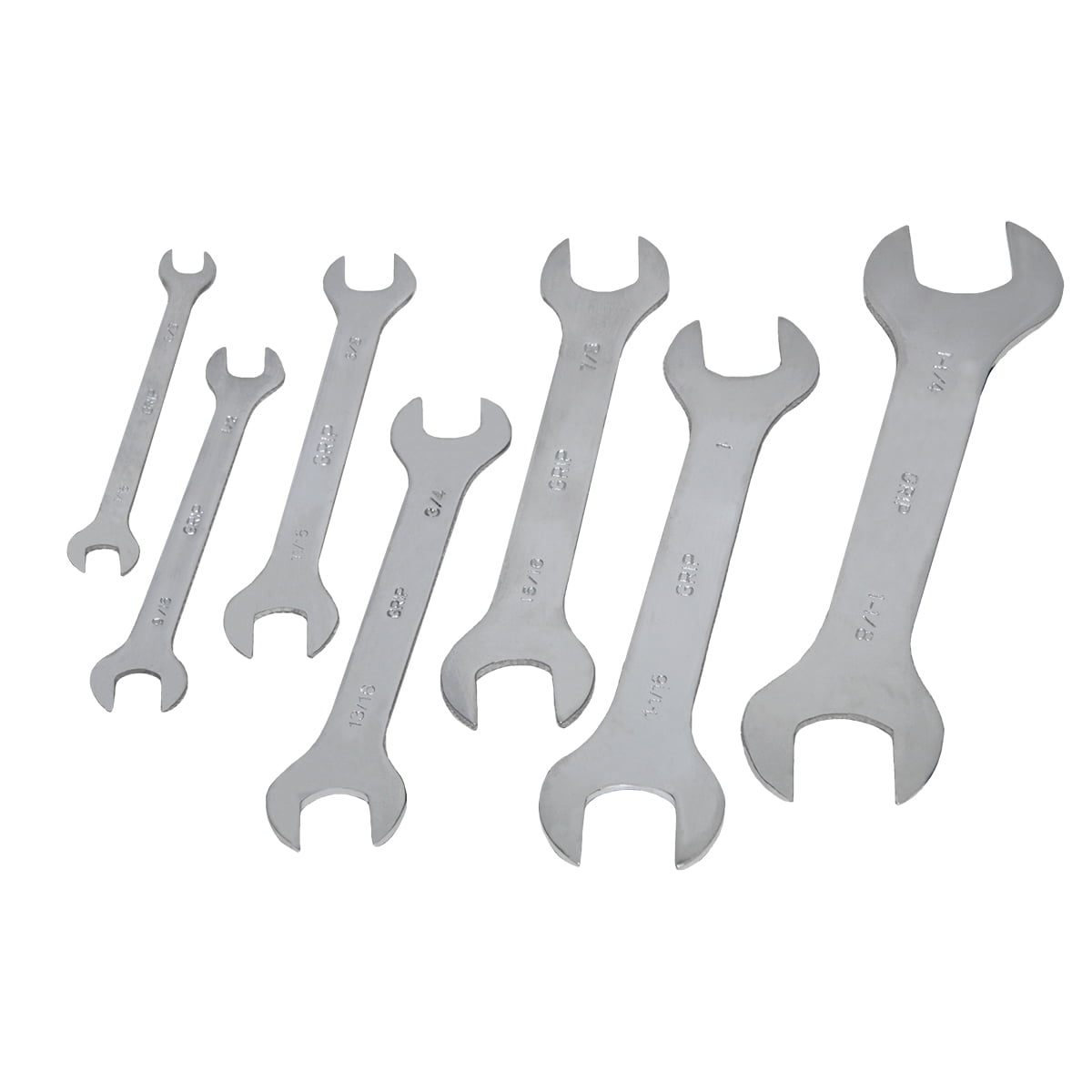 7 pc Super Thin Open End Wrench Set - Sizes: 3/8 x 7/16in, 1/2 x 9/16in, 5/8 x 11/16in, 3/4 x 13/16in, 7/8 x 15/16in,... - Image 3
