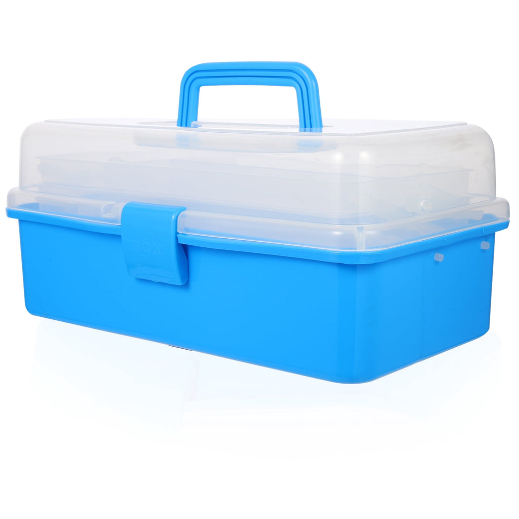 Portable Tool Box with PP Material, Large Capacity Storage Case, Secure Buckle, 7.9"x5.5"x4.3" - Image 3