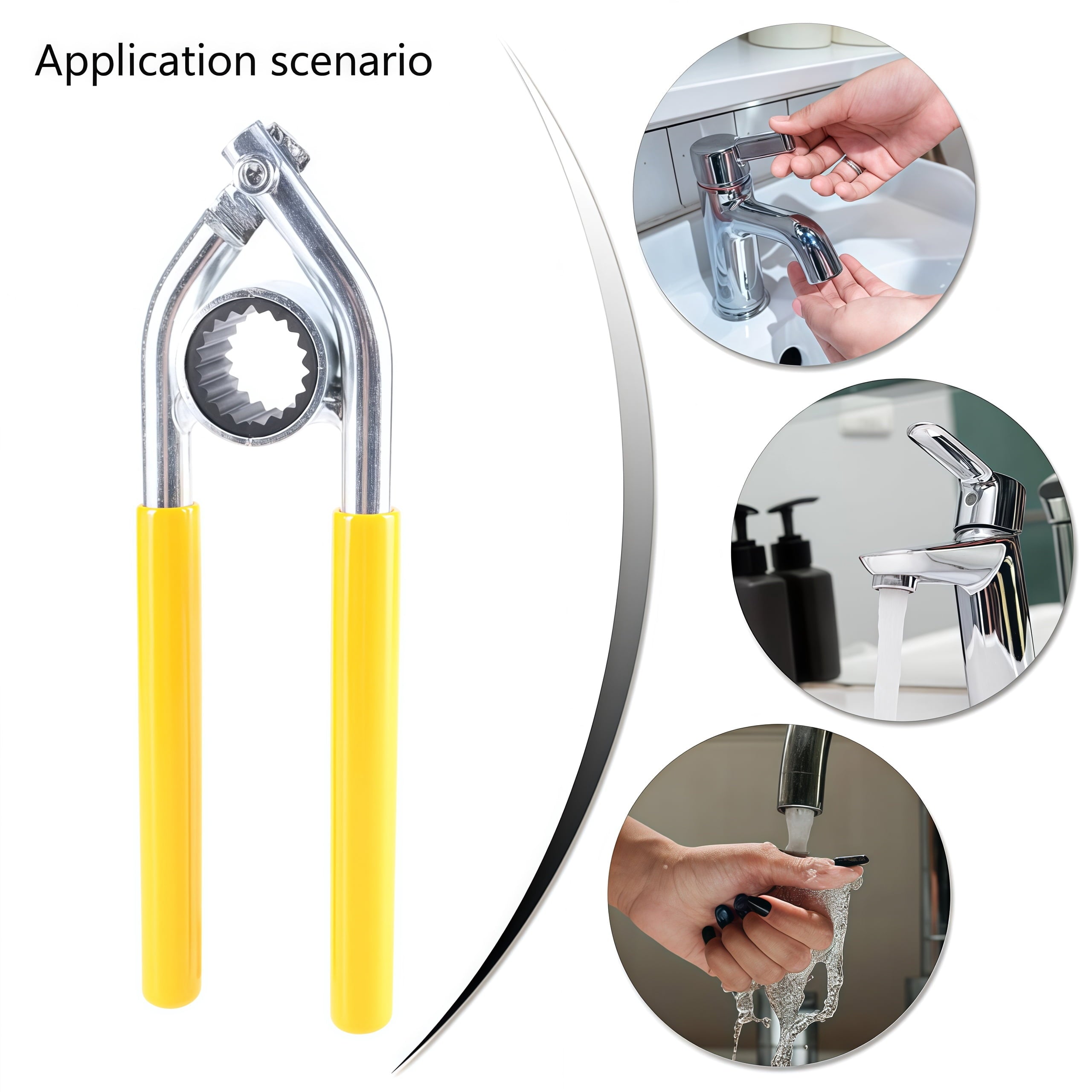 6 Aerators  And Faucet Wrench Wrench Set For Seamless Water Flow - Image 4