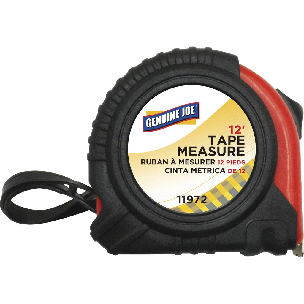 Genuine Joe, GJO11972, Tape Measure, 1 Each, Red,Black - Image 5
