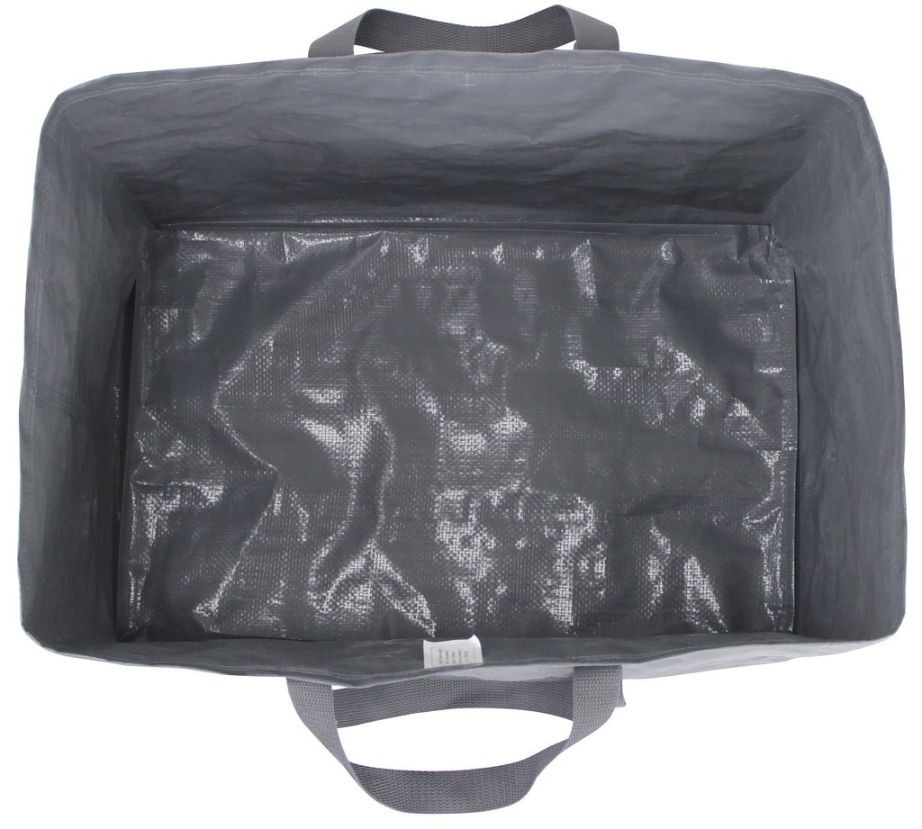 Heavy Duty Open Top Storage Bag, Grey, 19 Gallon