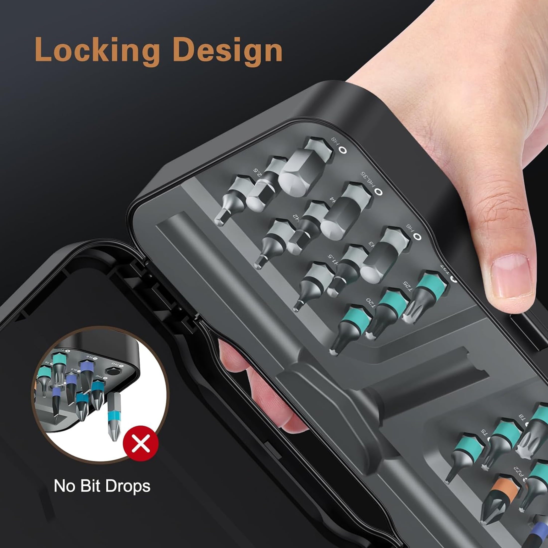 24 in 1 Magnetic Ratchet Screwdriver Set Tool Precision Screwdriver Kit - Image 3