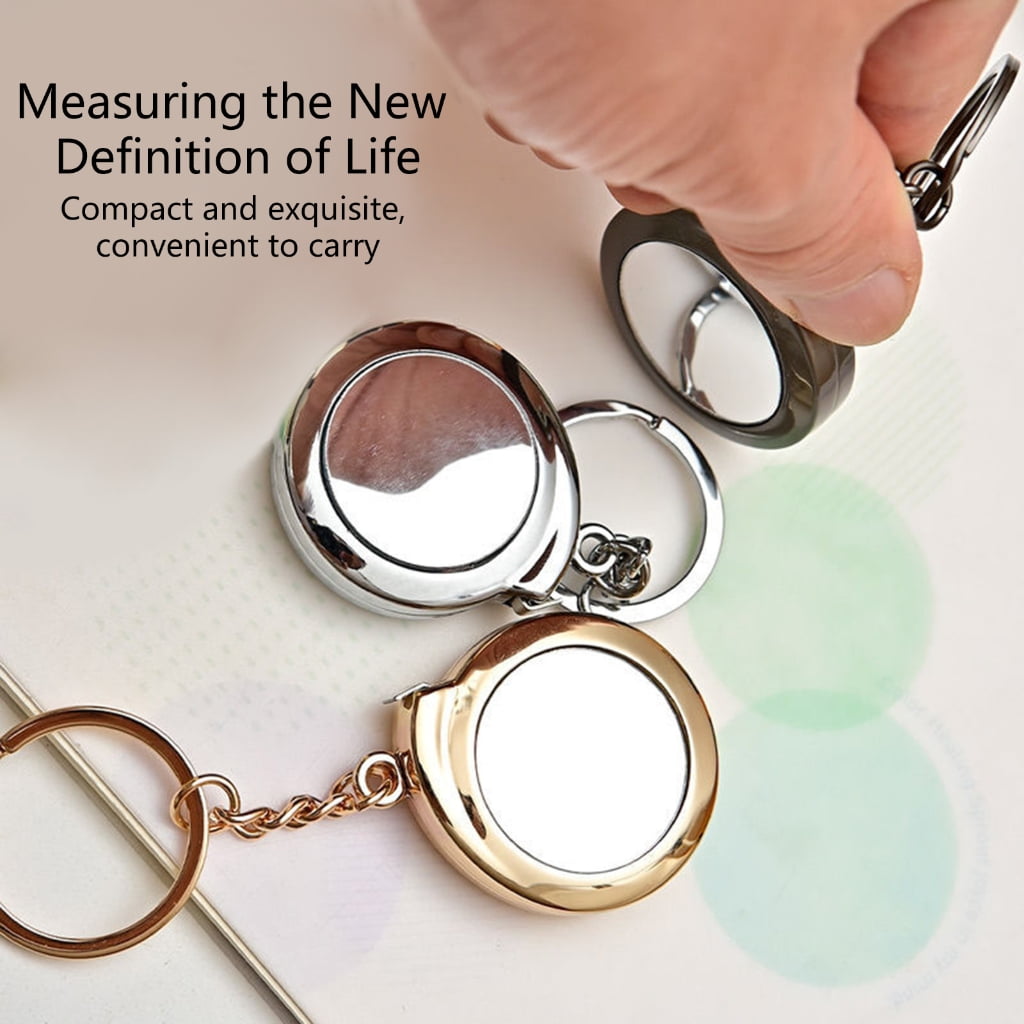 Everyday Carry Steel Tape Measure Lightweight Keyring Feature Measuring Tape - Image 4