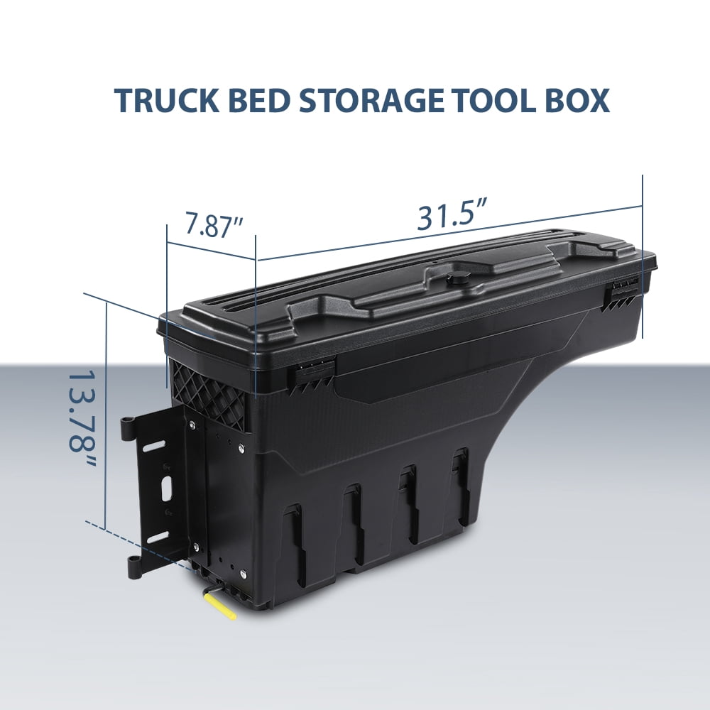 Truck Bed Storage Tool Box Left and Right Side Fit for Dodge Ram 1500 2019-2021 - Image 3