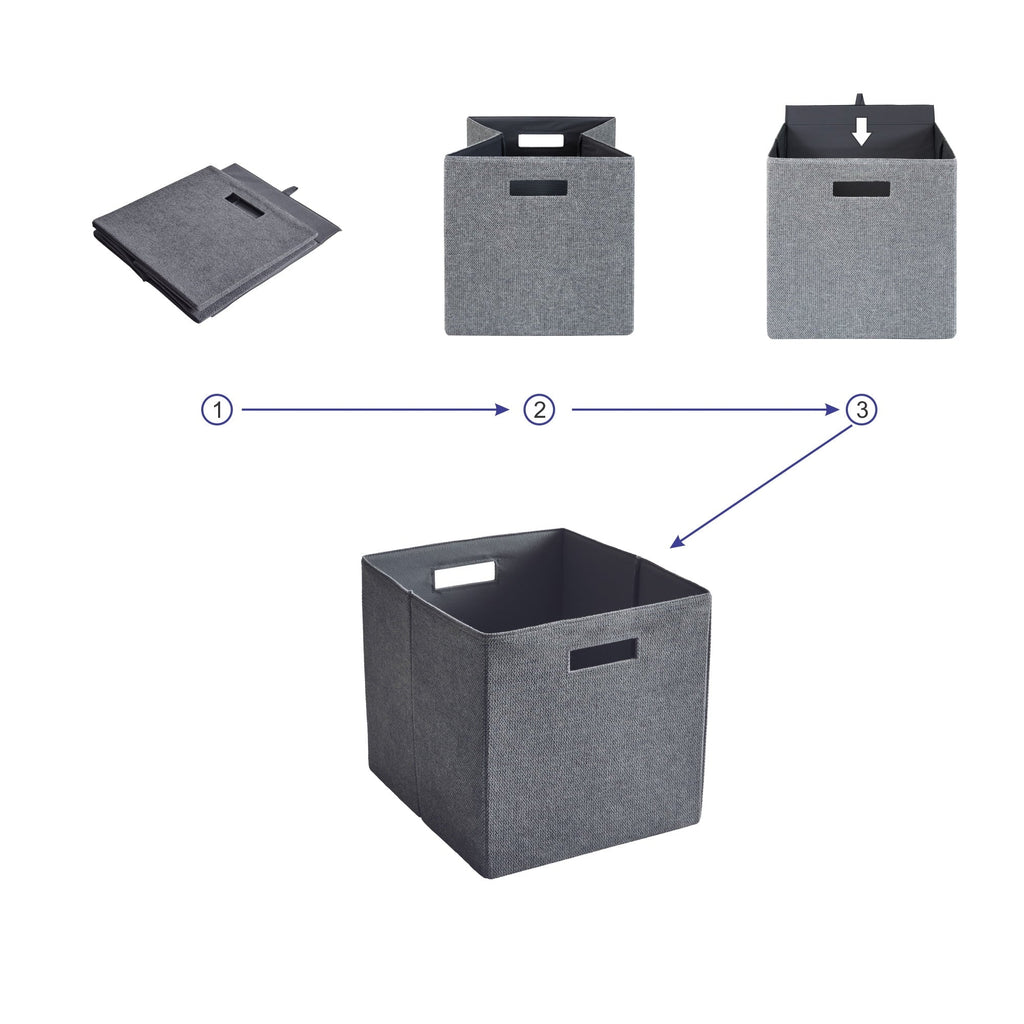 Better Homes &amp; Gardens Collapsible Fabric Cube Storage Bin, Vanilla