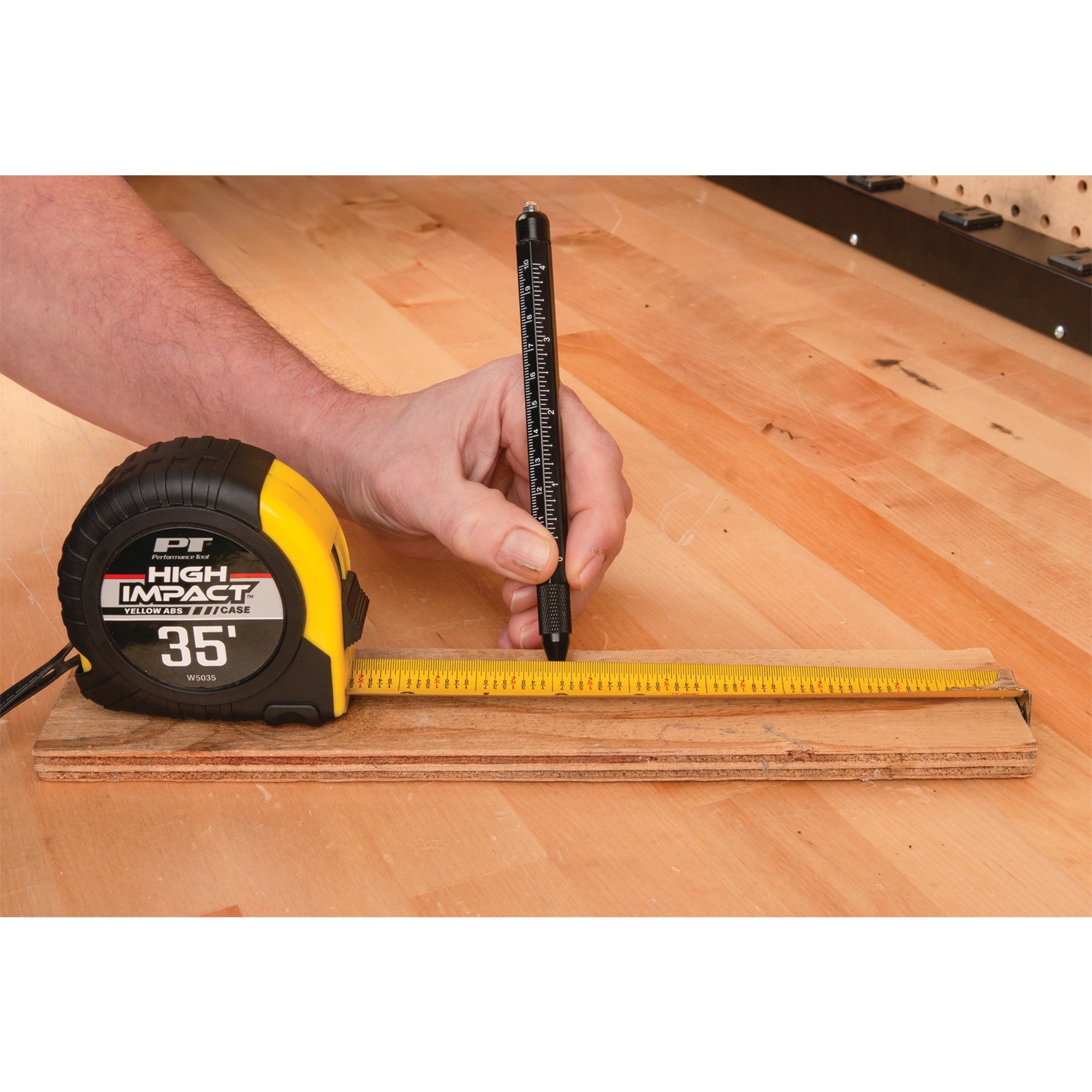 Performance Tool W5035 35-Foot 1-Inch Tape measure, Yellow - Image 2