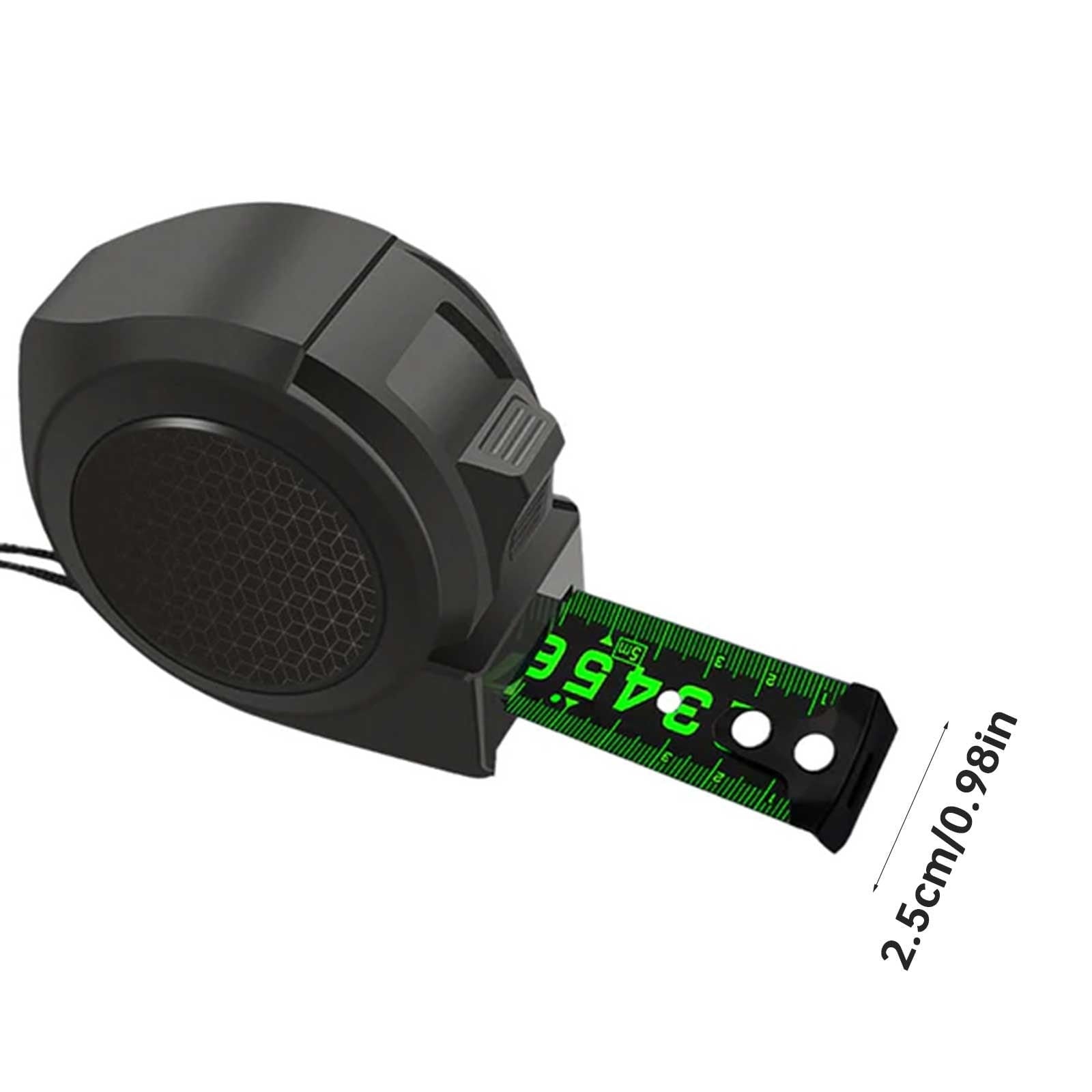Clearance Under $3 1X Ruler,Fluorescent Steel Tape Measure Dark Night Fluorescent 5/7.5/10M Precision Measuring Tape ... - Image 3