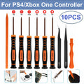10 PCS Repair Screwdriver Set for Xbox One/ Controller, Non-slip Torx Security Screwdriver Tweezer Pry Repair Tool Kits
