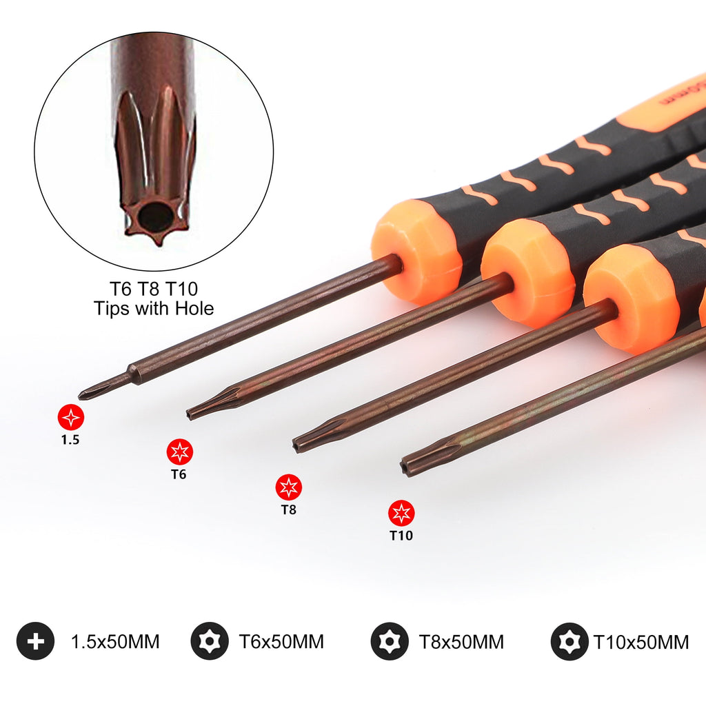 Torx T6 T8 T10, 1.5 Cross Security Magnetic Screwdriver Repair Tool Set Suitable for /4/3, Xbox One, Xbox 360, Ninten... - Image 2