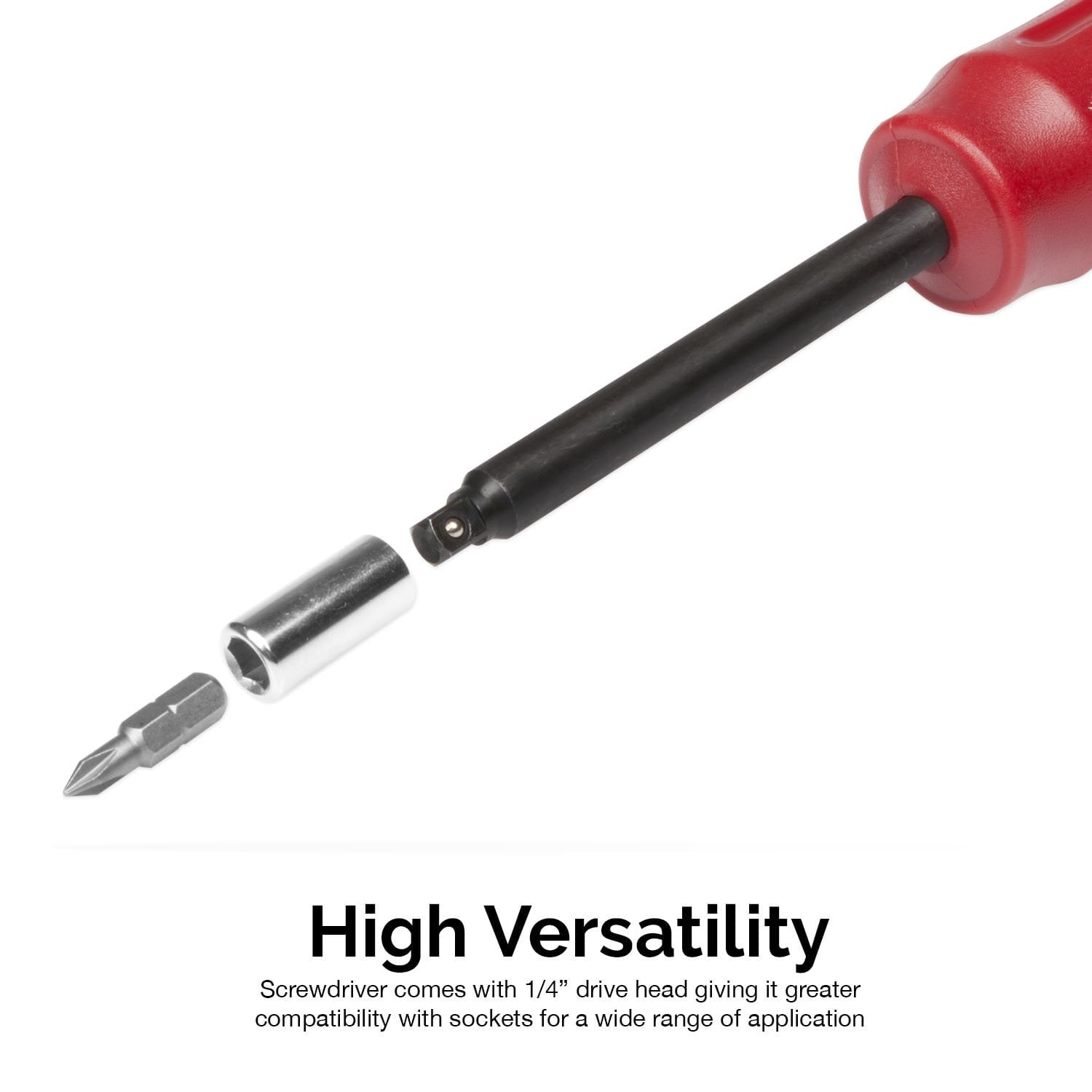 10573B 1/4 Torque Screwdriver Set, 20 Hex Bits, 10 to 50 In-Lbs, Long Shank Screwdriver Torque Wrench, Adjustable Inc... - Image 5