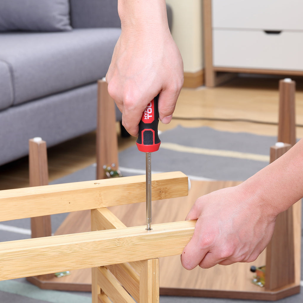 Hyper Tough 8 Piece Interchangeable Slotted & Phillips Bits Screwdriver Set - Image 3