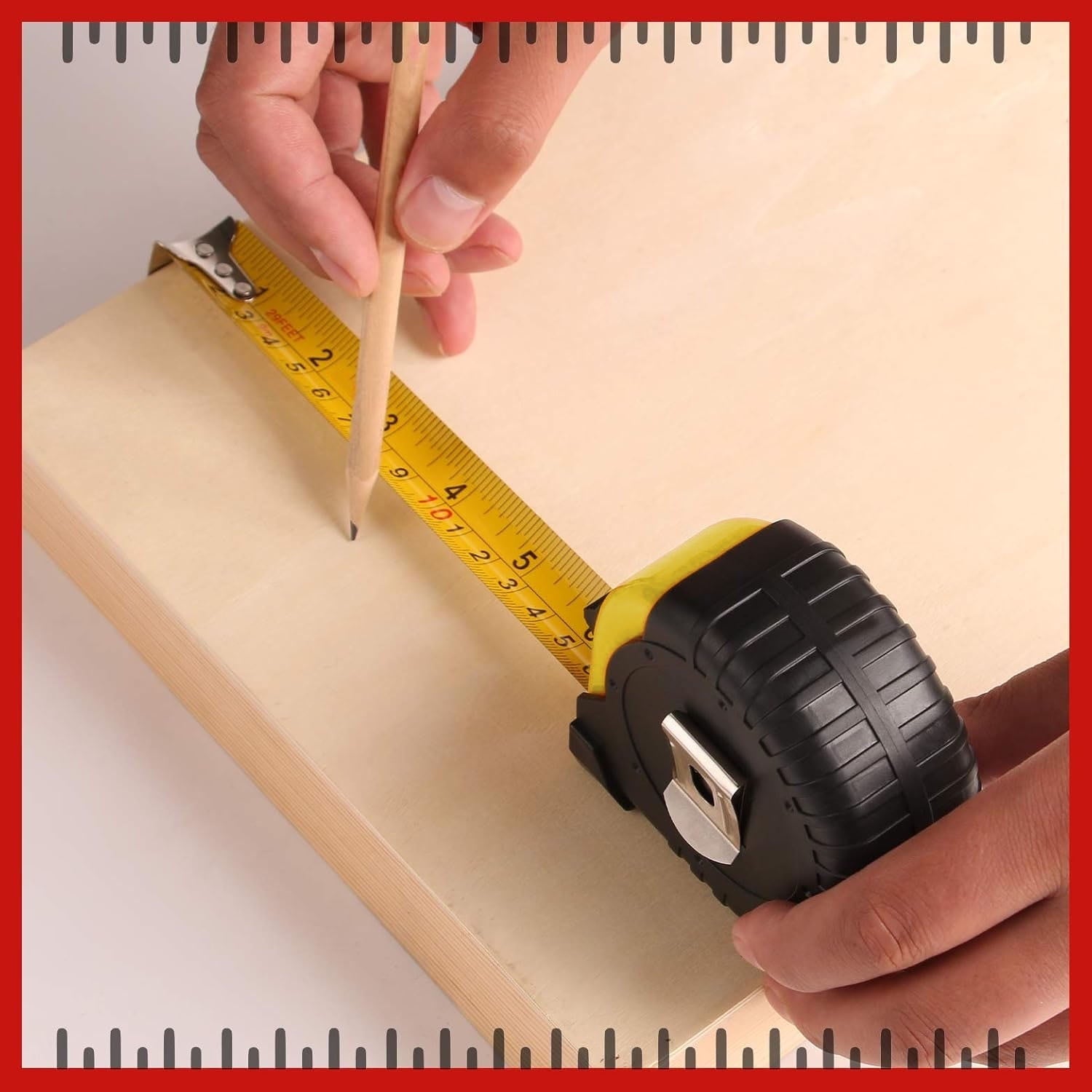 10 M Tape Measure 30-Foot, 2 Pack Bulk Easy Read Measuring Tape Retractable Metric/Fractional, Measurement Tapes 29./... - Image 5