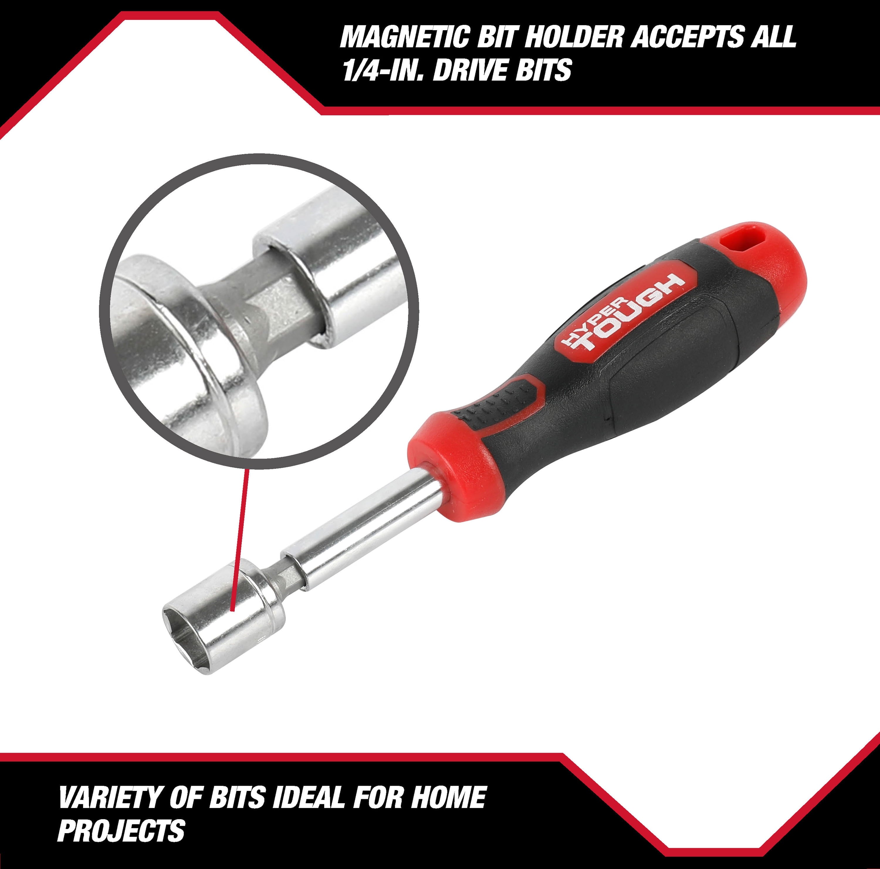 30-Piece Screwdriver Handle and Bit Set in Click Fit Case - Image 4