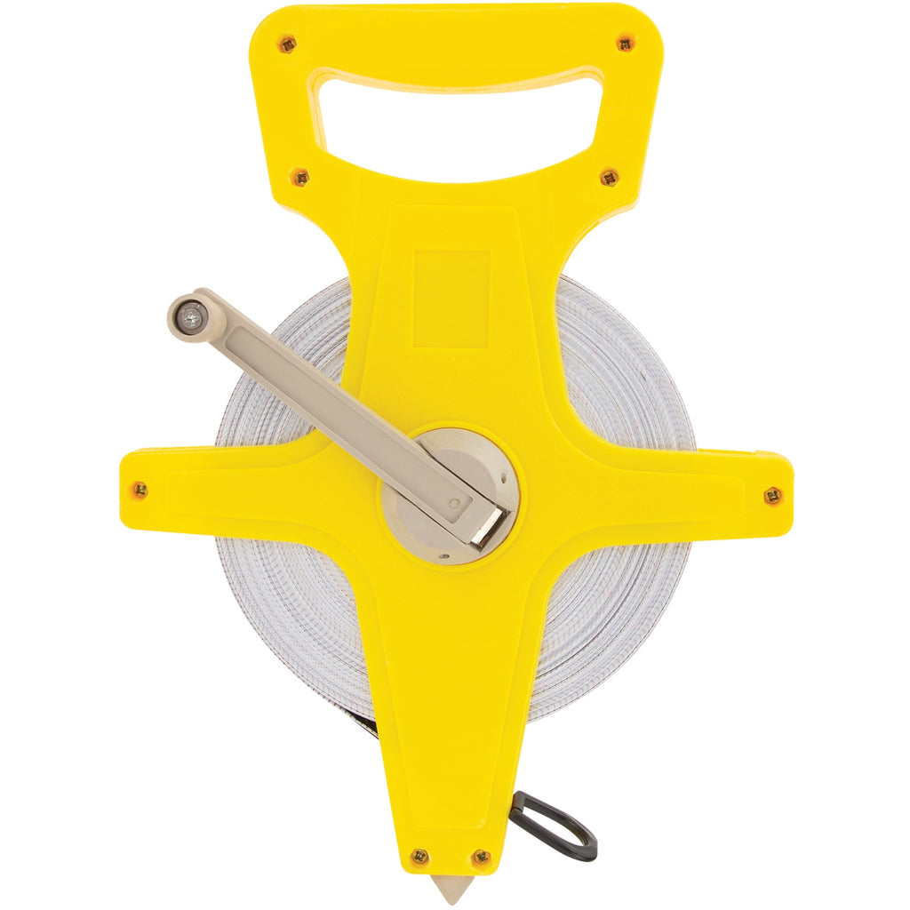 1942 150-Feet Open Reel Tape Measure, Yellow