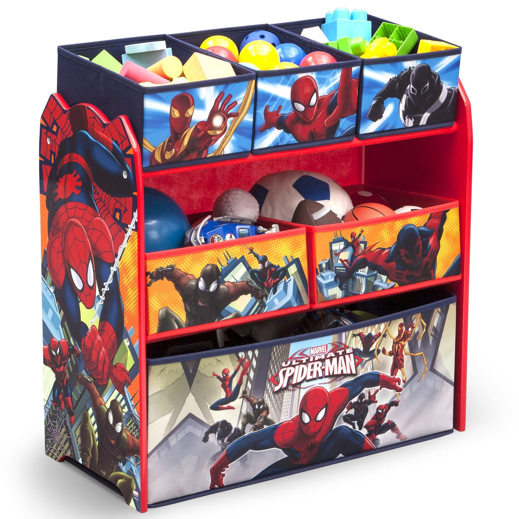 Design and Store 6 Bin Toy Storage Organizer by