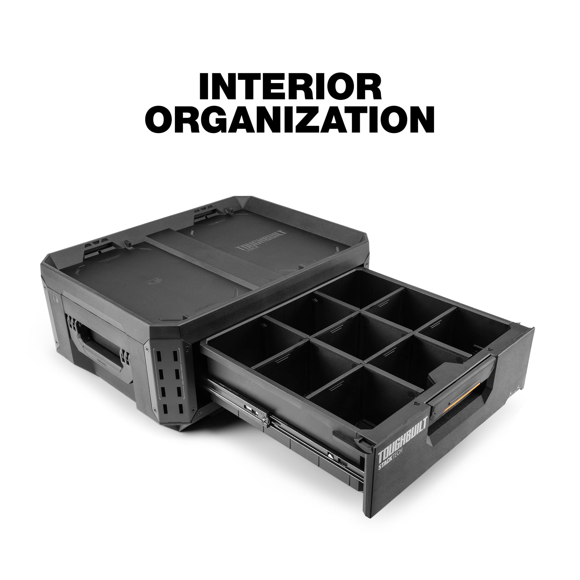ToughBuilt StackTech 1 Drawer Toolbox, Heavy-Duty Stackable Tools Storage, 50 lb Capacity - Image 5