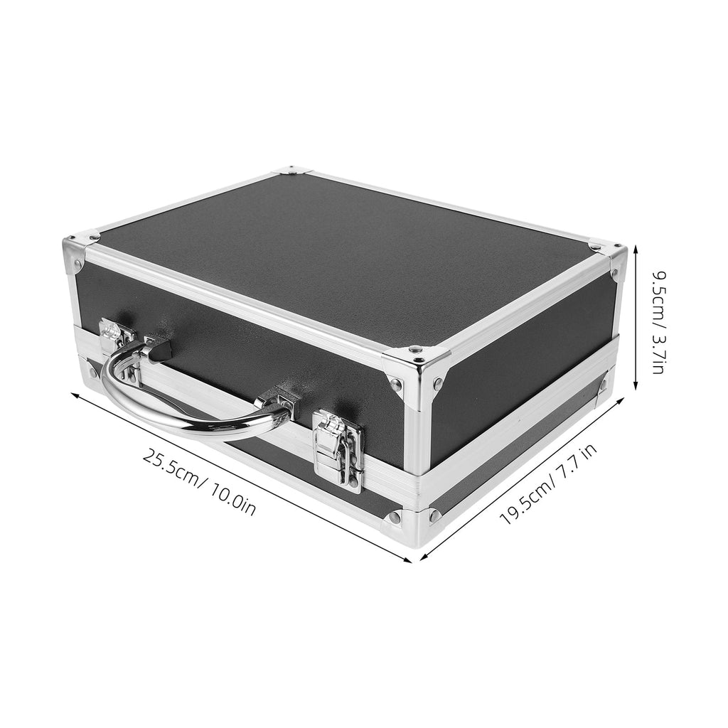 UPGRATOR Black Portable Tool Box 1Pack Rectangular Shape Abs Material For Daily Use - Image 2