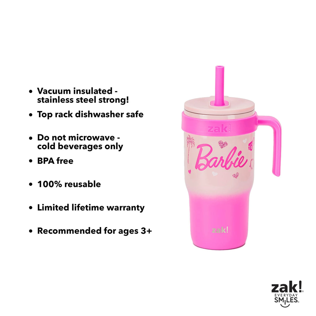 18oz Stitch Kids Straw Handle Tumbler