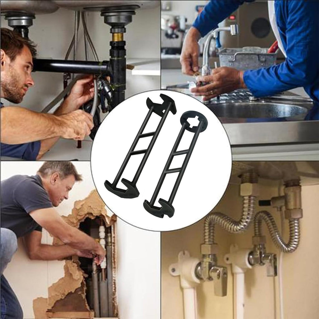 Wrench Set for Sink, Water Pipe, Angle Valves Maintenance - 360° Rotation, Alloy Steel, Versatile for Kitchen, Bathroom - Image 5