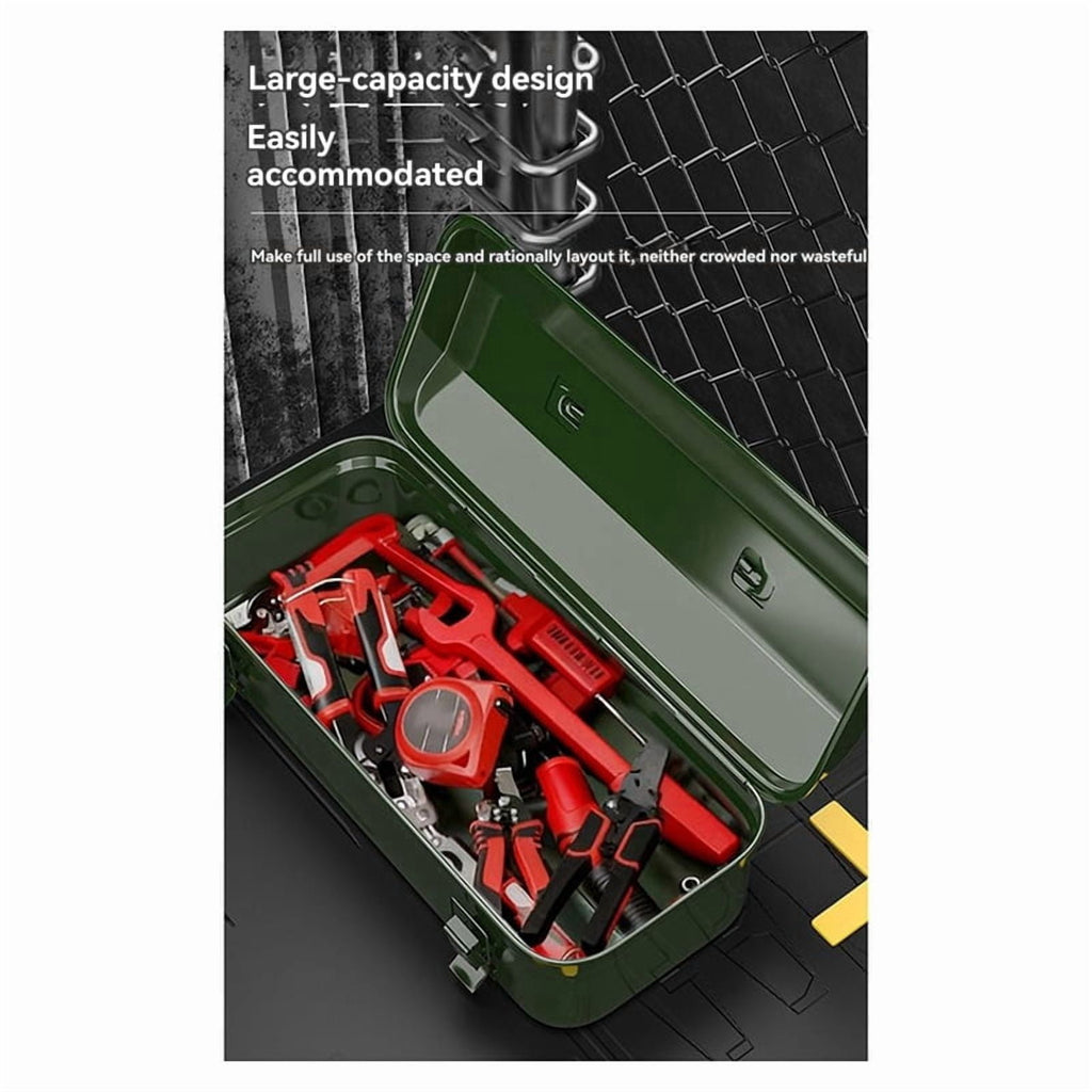 Home Large Capacity Industrial Grade Electrician'S Special Portable Metal Box - Image 2