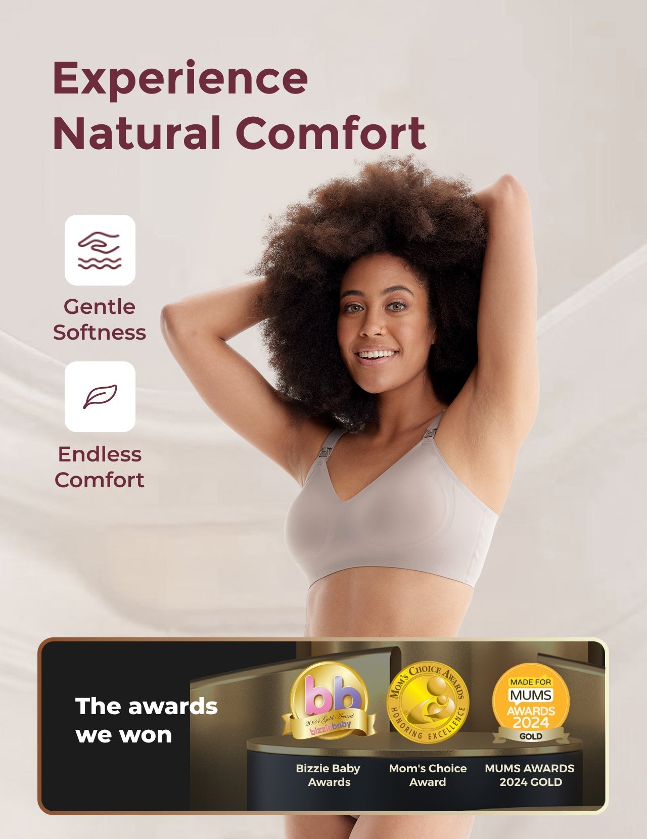 Ultra Soft Seamless Nursing Bra YN21
