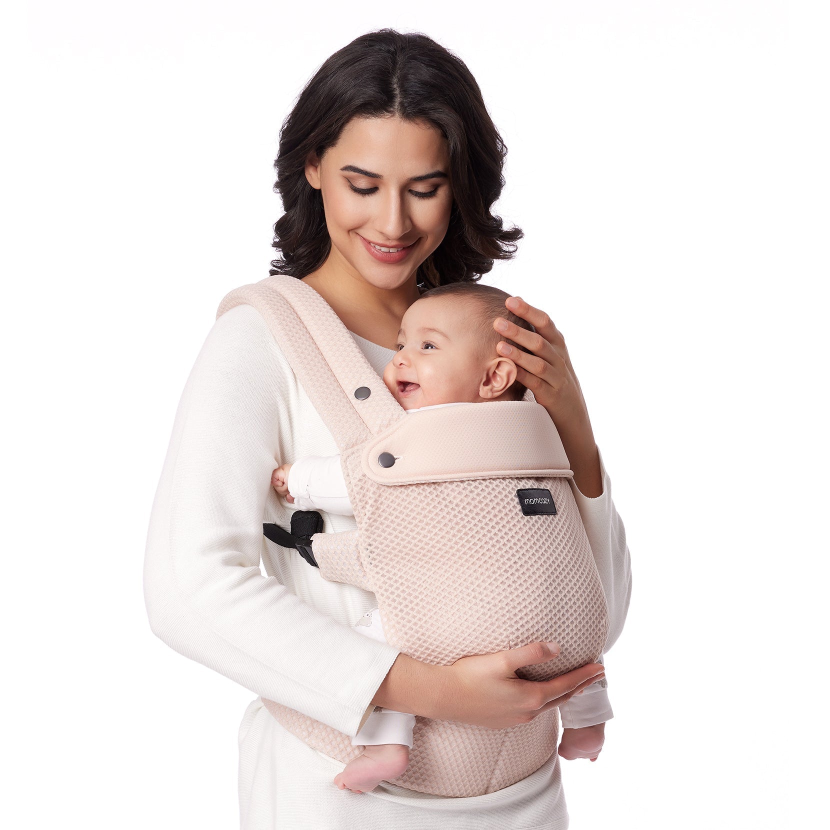 Comfort Bundle: PureHug Baby Carrier Khaki Color and Ergonest Belly Band