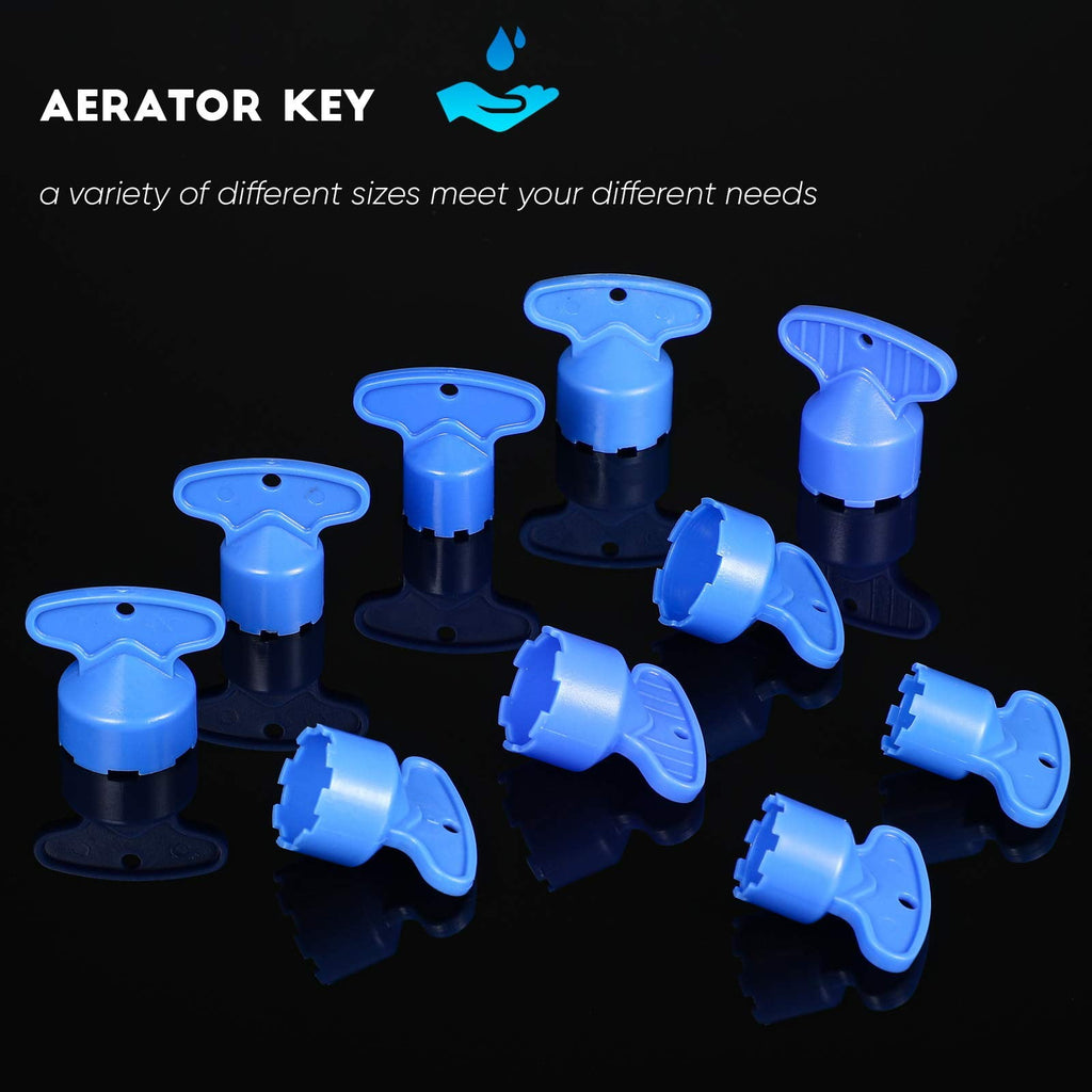 Faucet Aerator Removal Tools Kit, Universal Wrench Key Set in 5 Sizes | Easy to Use Plastic Tools for Bathroom & Kitchen Sink Faucet Mainten - Image 6