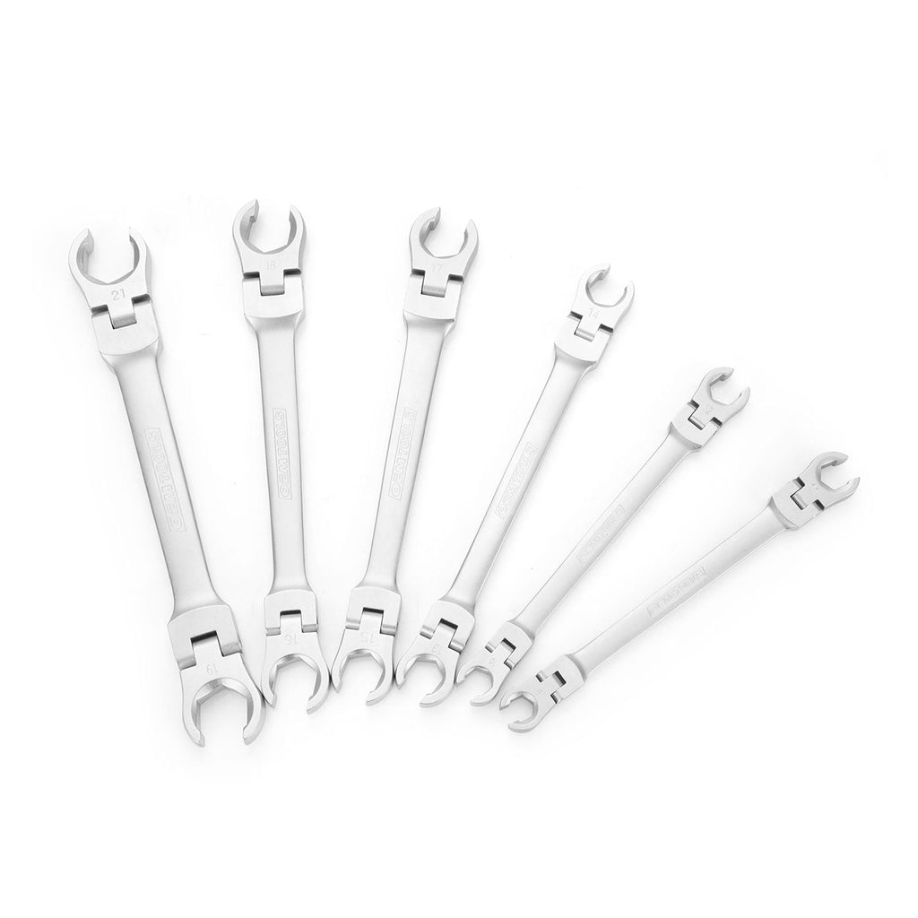 OEMTools 6 Piece Flex Head Flare Nut Wrench Set (Metric) - Image 2