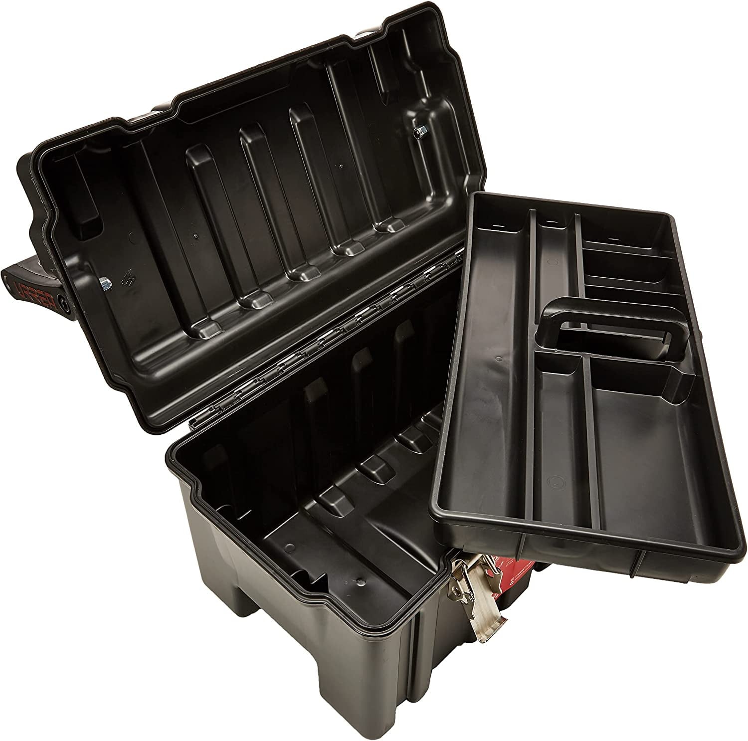 Urrea Heavy Duty 21 In Plastic Tool Box With Metallic Latches And Plastic Tray - Image 2