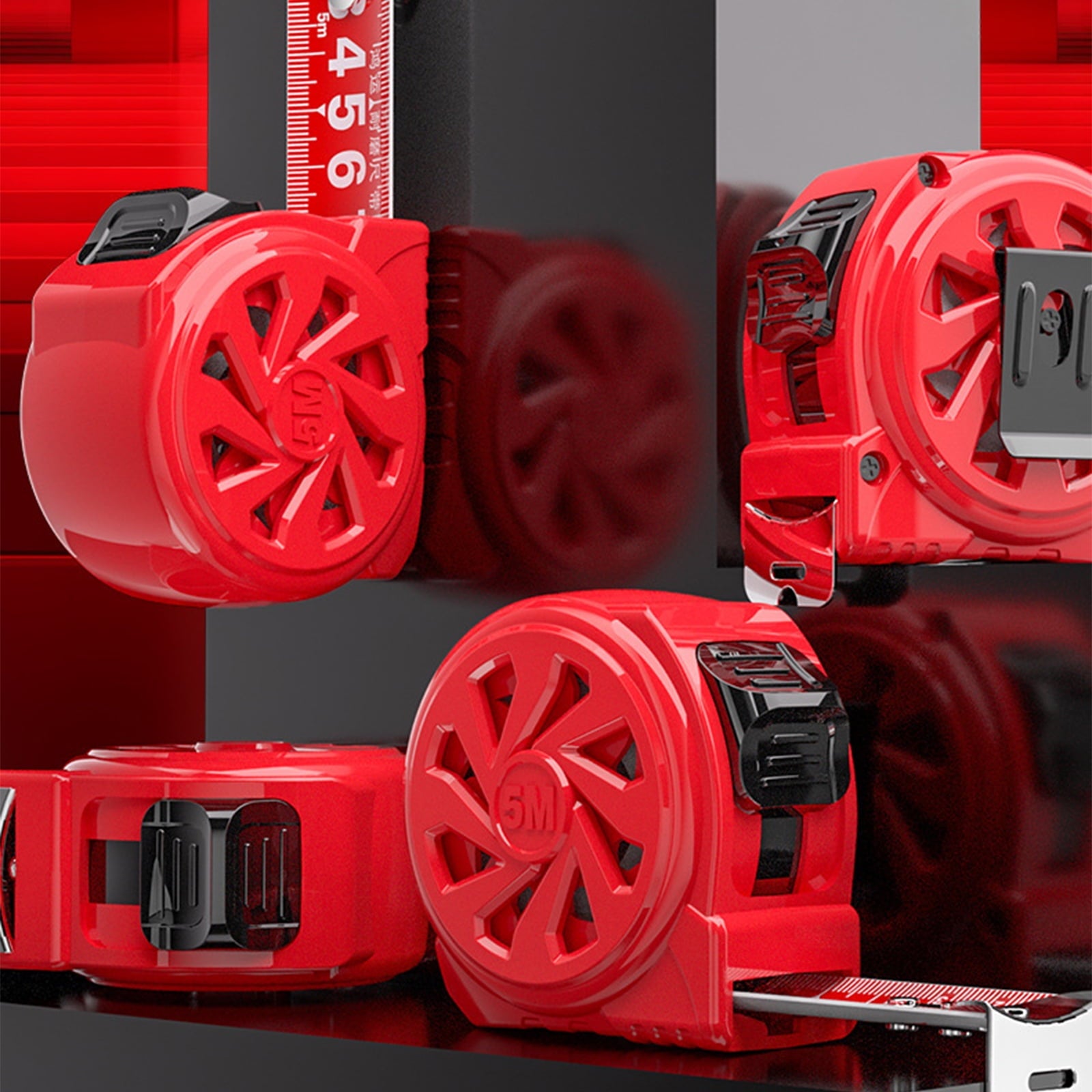 Professional Tape Measure Heavy Duty Measuring Tape Featuring enhances Durability Suitable for Builders & Designers - Image 2