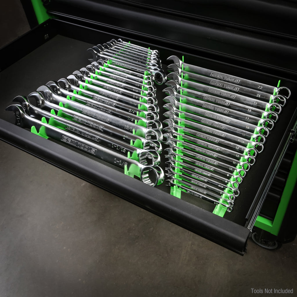 22217 4 Piece Magnetic Rail Wrench Organizer, Magnetic Tool Box Accessories, Wrench Organizers Magnetic, Wrench Tool ... - Image 3