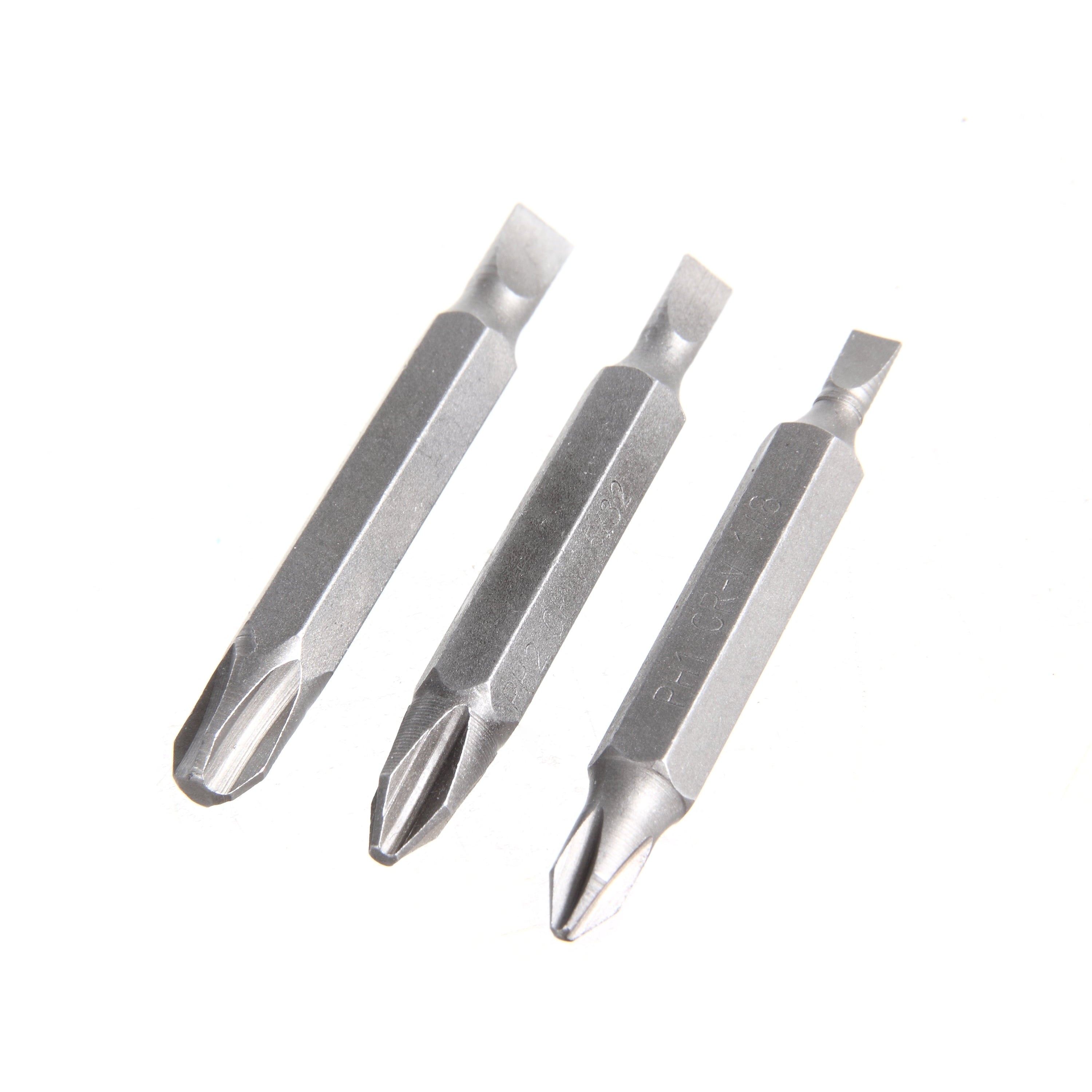 3-Pack 2 inch Double End Phillips Screwdriver Bits Set, Steel Material - Image 4