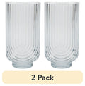 (2 pack) Better Homes &amp; Gardens 21-Ounce Tritan Tall Ribbed Arch Tumbler, Teal
