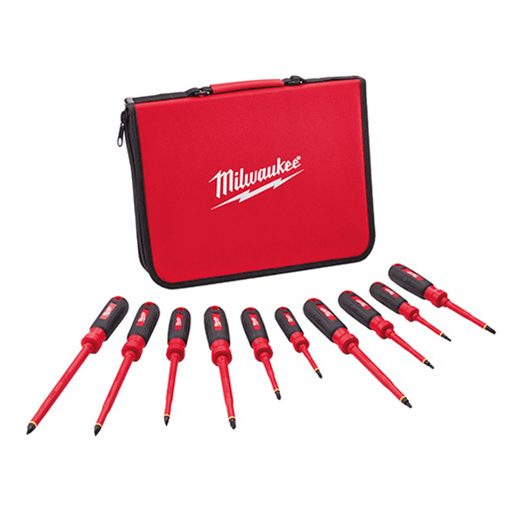 Tool 10 PC 1000V Insulated Screwdriver Set w/ EVA Foam Case - Image 2