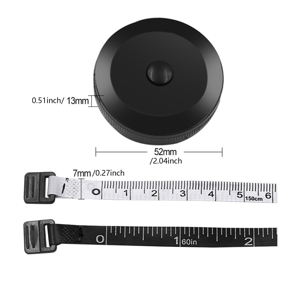 Measuring Tape Boby Tape Measure Retractable Double Scale Tape Tailor Ruler - Image 5