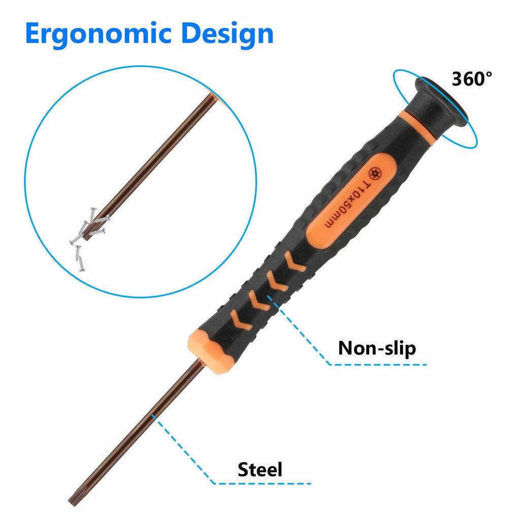 Torx T6 T8 T10, 1.5 Cross Security Magnetic Screwdriver Repair Tool Set Suitable for /4/3, Xbox One, Xbox 360, Ninten... - Image 6