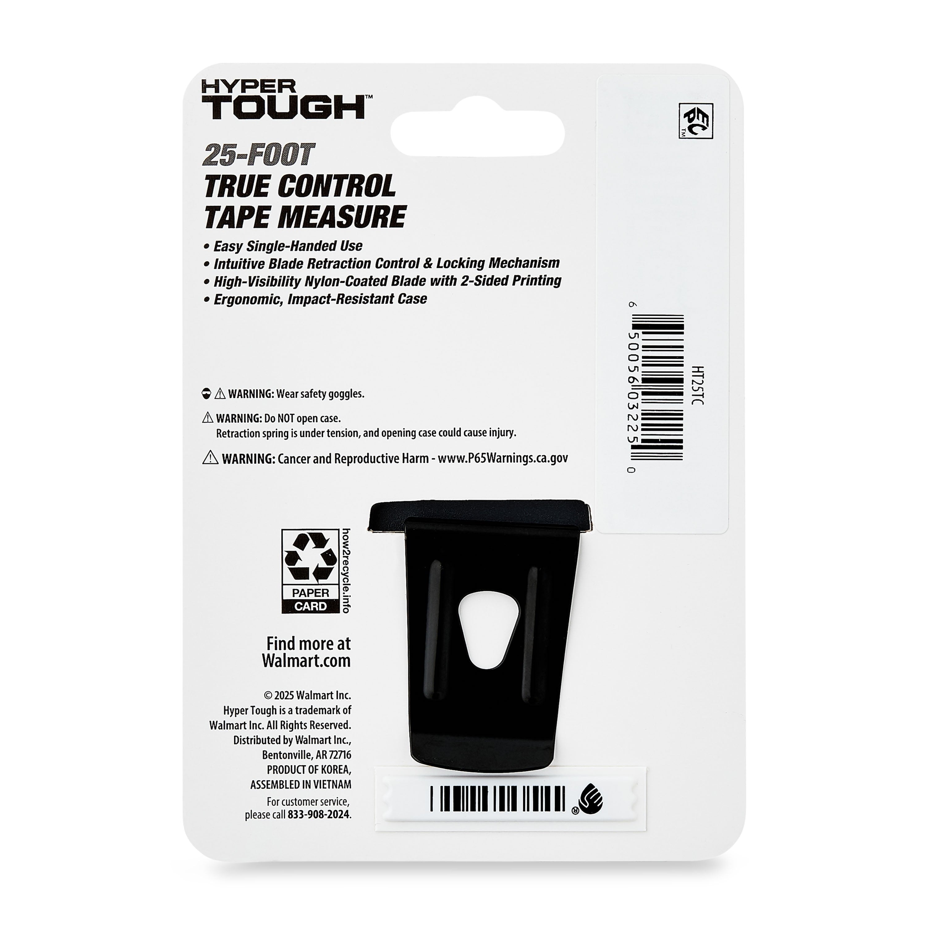 Hyper Tough 25ft. True Control Tape Measure - Image 6