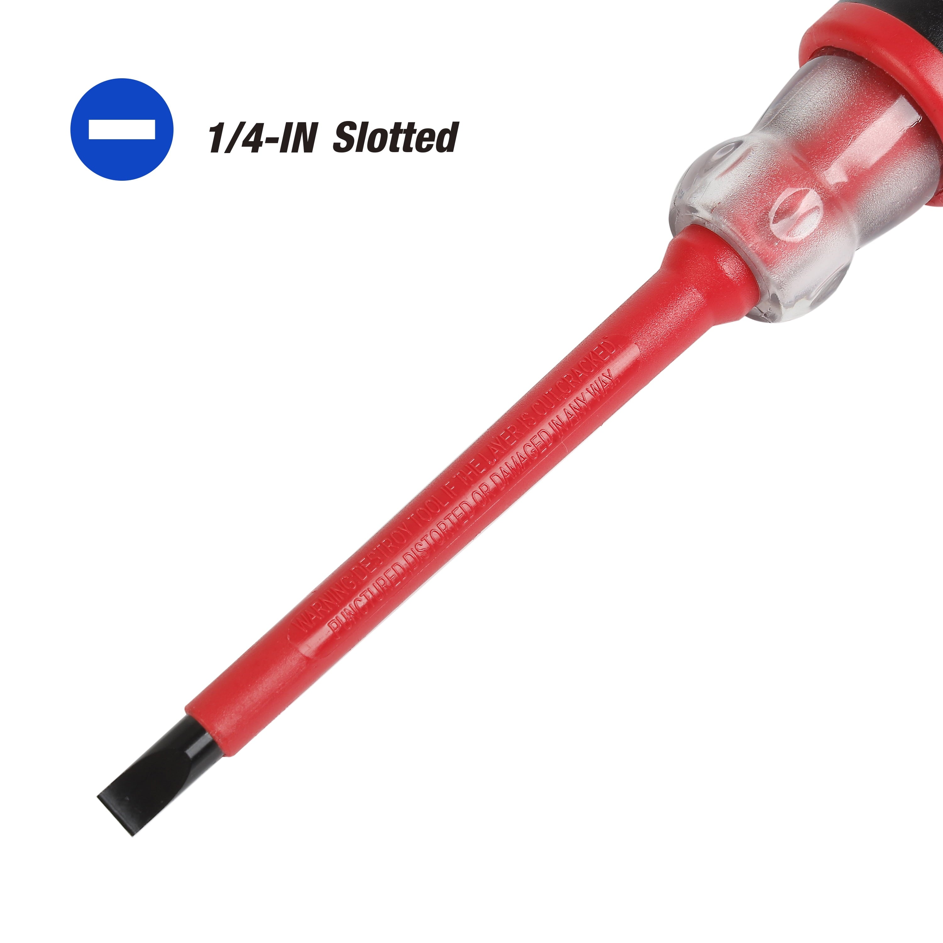 2-Pack Soft-Grip Insulated Screwdriver Set, 1/4-Inch Slotted and #2 Phillips - Image 3