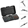 24 in 1 DlY Screwdriver Set,1 Set SwitchableScrewdriver Shape Magnetic Screwdriver Set,Compact and Portable Ratchet S...