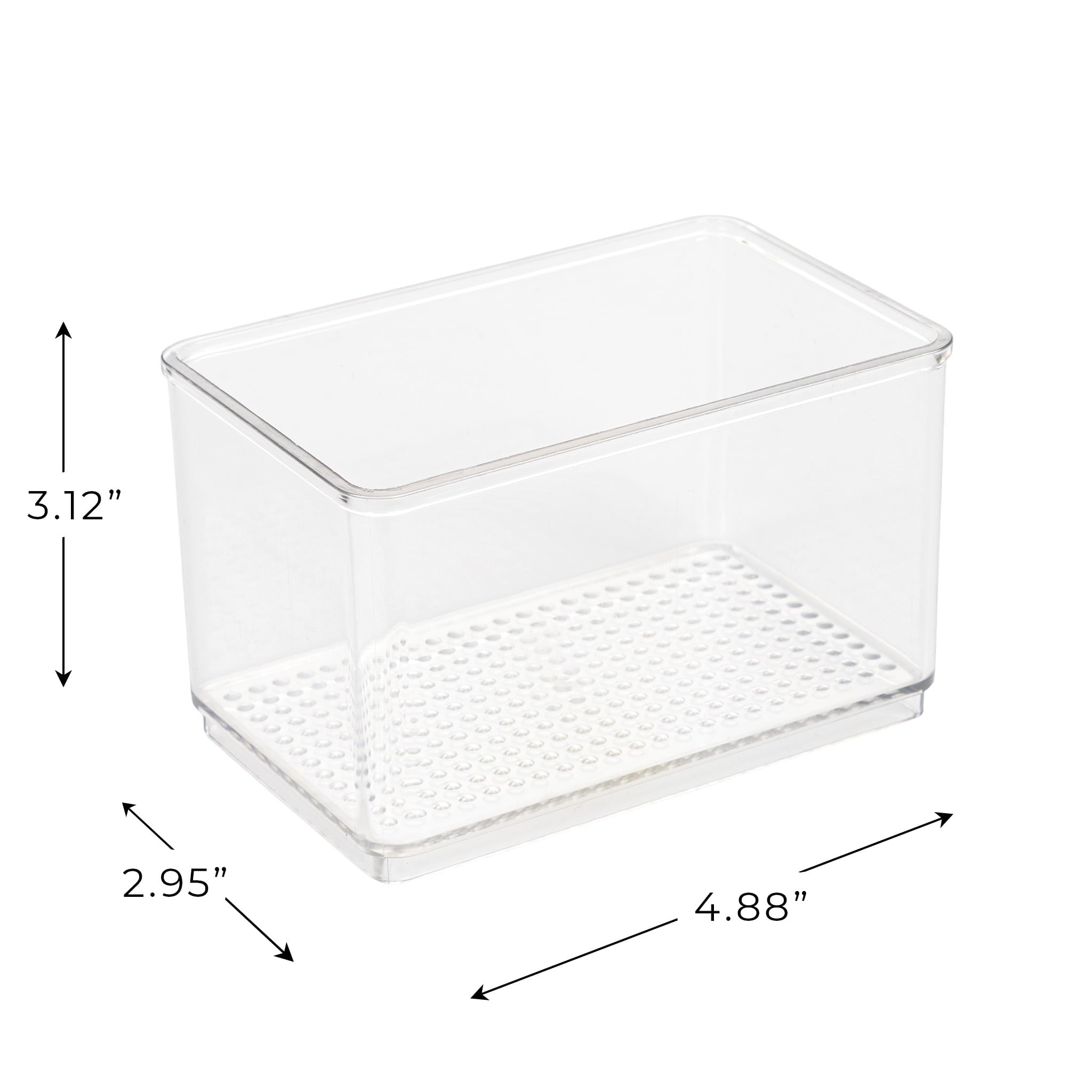 Clear Plastic Organizer Bin for Bathroom