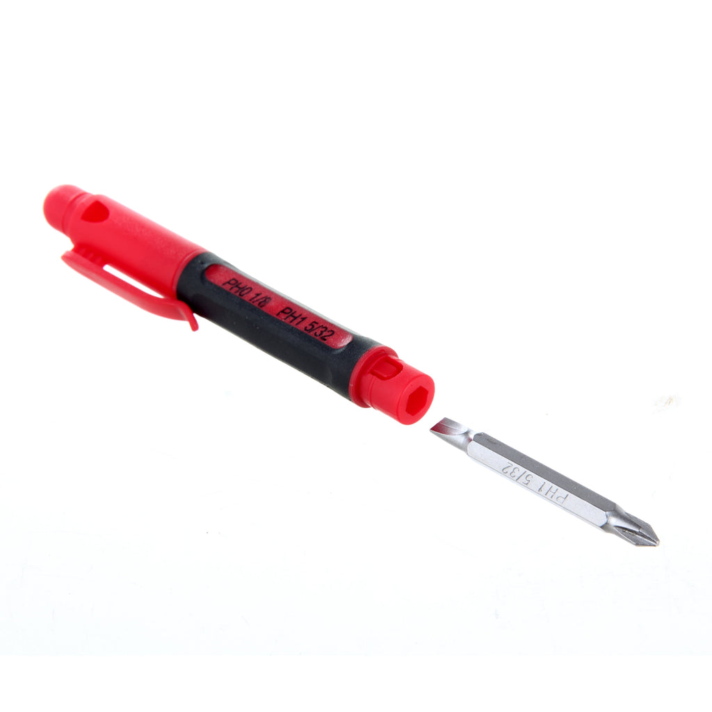 4-In-1 Mini Screwdriver with Phillips and Slotted Heads - Image 2
